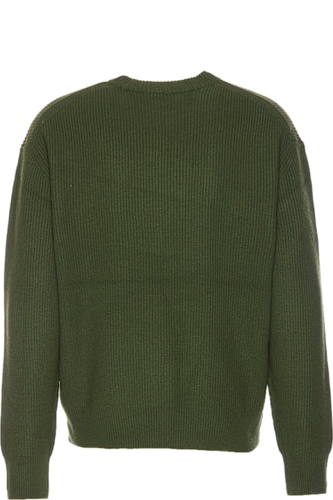 Maison Kitsuné Sweaters for Men Maison Kitsuné Bold Fox Head Patch Sweater