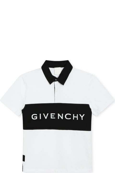 Givenchy for Boys Givenchy Polo Shirt With Embroidery