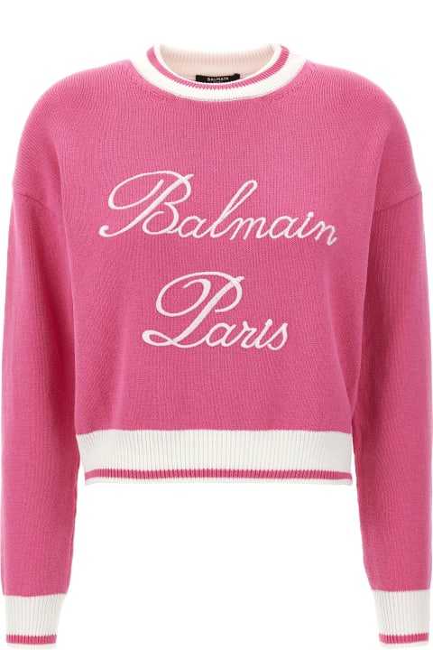 Balmain Sweaters for Women Balmain 'balmain Signature' Sweater