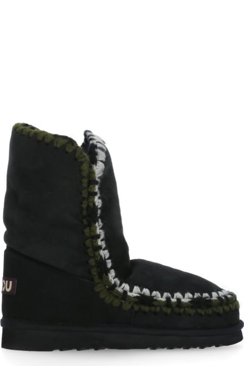 Boots for Women Mou Eskimo Overstitching Boots