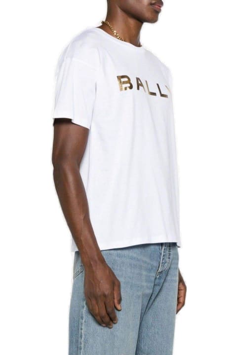 Fashion for Men Bally Logo Printed Crewneck T-shirt