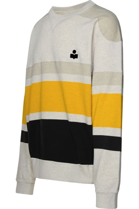 Fleeces & Tracksuits for Men Isabel Marant Striped Crewneck Sweatshirt