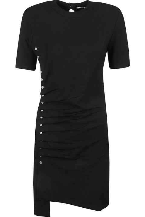 Paco Rabanne Dresses for Women Paco Rabanne Side Buttoned Short Dress