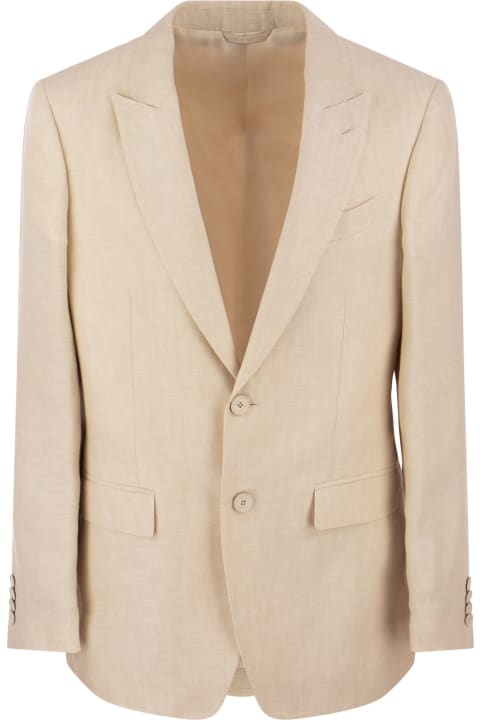 Etro Suits for Men Etro Linen And Silk Jacket
