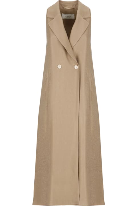 Peserico Coats & Jackets for Women Peserico Viscose And Linen Midi Dress