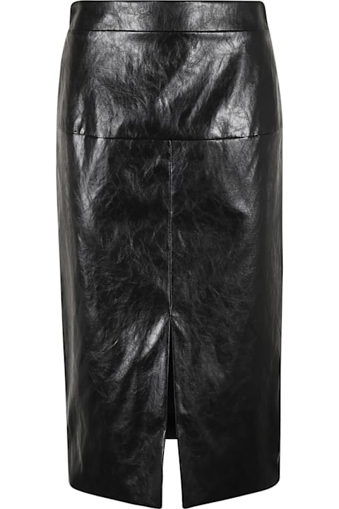 Federica Tosi لـ Women Federica Tosi Front Slit Shiny Skirt