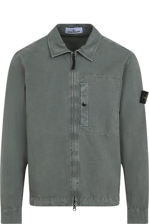 Stone Island Coats & Jackets for Men Stone Island Cotton Jacket