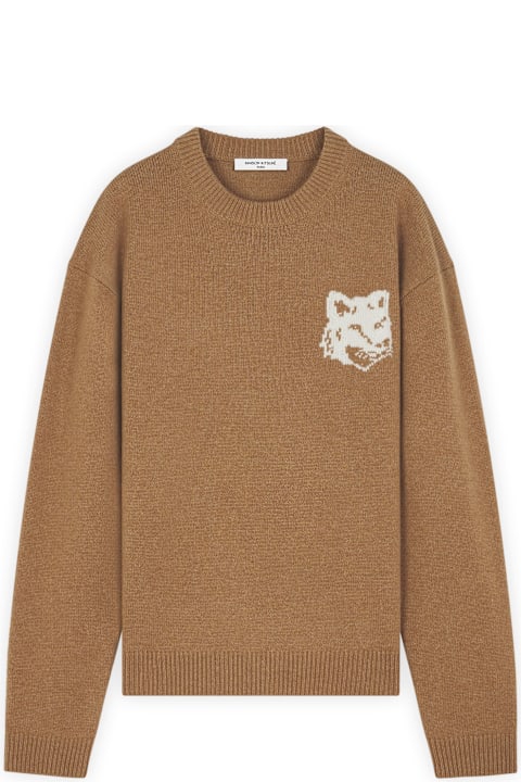 أدوات منزلية Maison Kitsuné Fox Head Intarsia Comfort Jumper