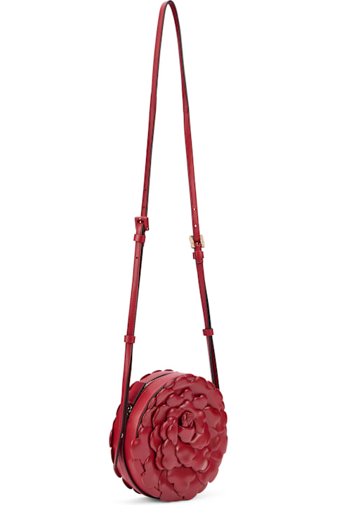 Homeware Valentino Garavani Red Elegant Round Shoulder Bag