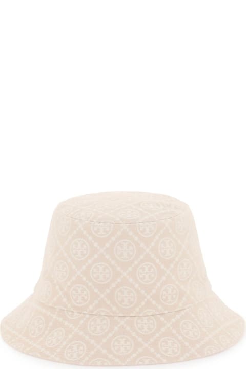 Fashion for Women Tory Burch Jacquard T Monogram Bucket Hat