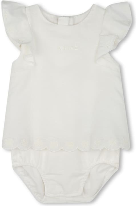 Chloé Bodysuits & Sets for Baby Girls Chloé Set Tunica E Pantaloncini