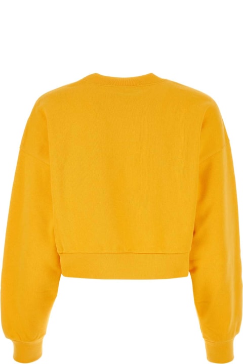 Gucci Sale for Women Gucci Yellow Cotton Sweatshirt