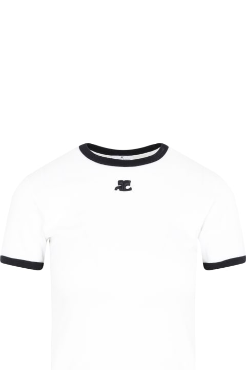 Homeware Courrèges Bumpy Contrast T-shirt Reedition