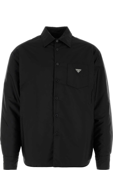 Homeware Prada Black Re-nylon Shirt