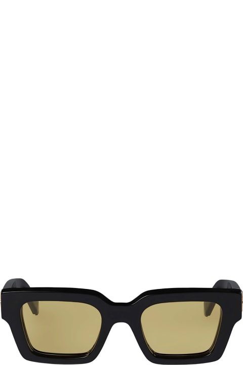 Off-White نظارات لـ السيدات Off-White Oeri126 Virgil 1018 Black Sunglasses