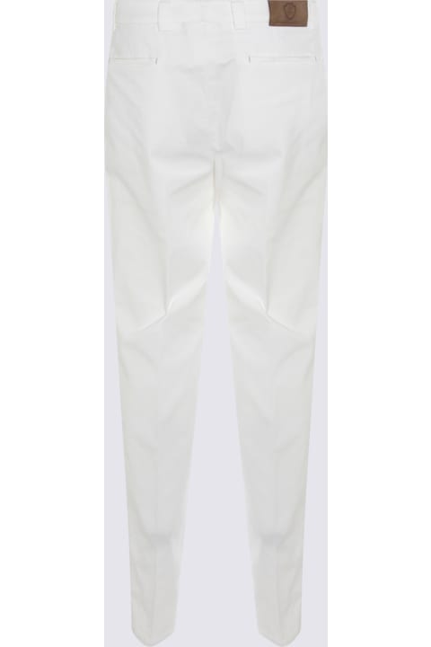 Brunello Cucinelli for Kids Brunello Cucinelli White Cotton Pants