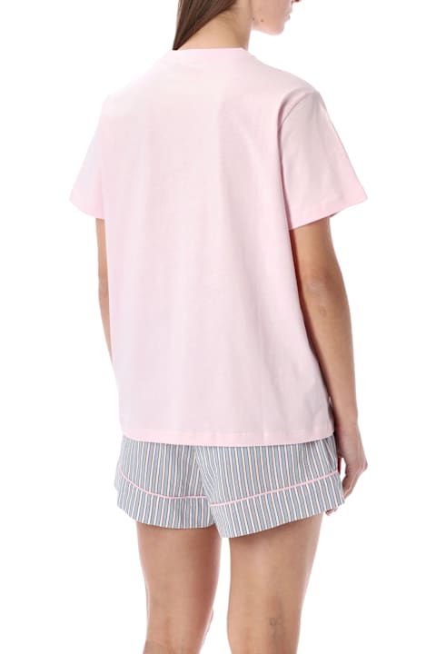 Homeware Ganni Ganni Pink Cowboy Bear Graphic T-shirt