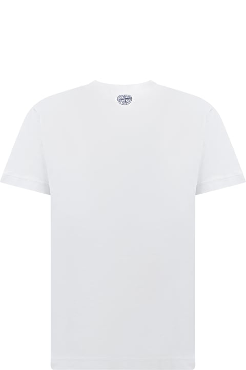 Topwear for Boys Stone Island T-shirt With Logo