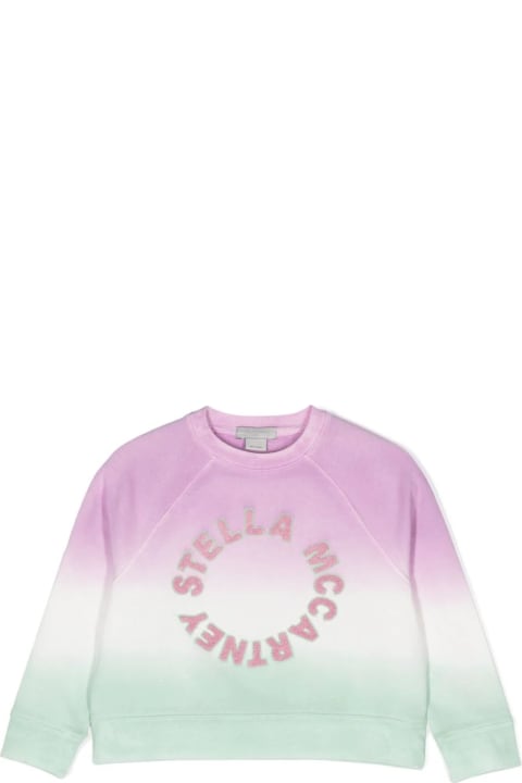 Sweaters & Sweatshirts for Girls Stella McCartney Kids Ombré Sweatshirt With Logo