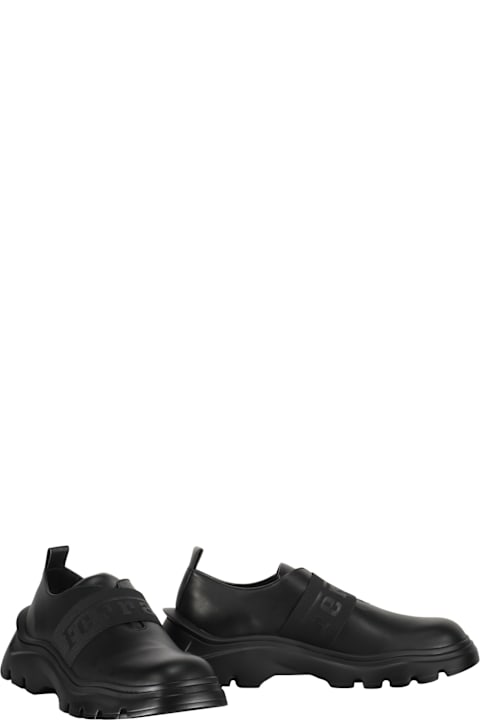 Homeware Ferrari Leather Lace-up Derby Shoes