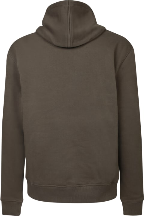 سترات صوف وبدل رياضية لـ القسم الرجالي Ami Alexandre Mattiussi Logo Brown Hoodie