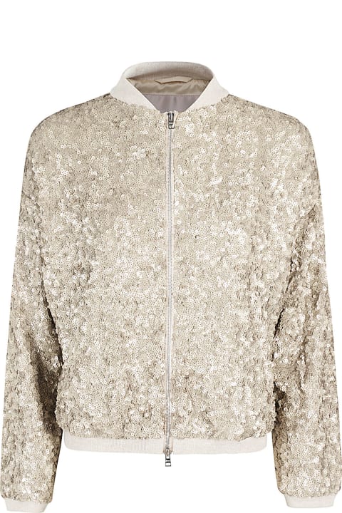 Homeware Herno Gold Sequin Bomber
