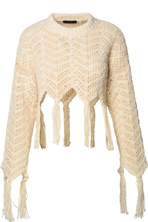 Alanui for Women Alanui Linen Blend Cropped Sweater