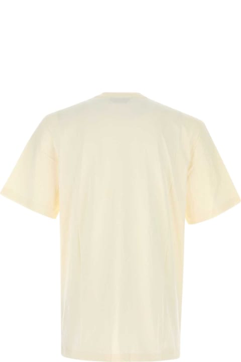 Homeware MSGM Cream Cotton T-shirt