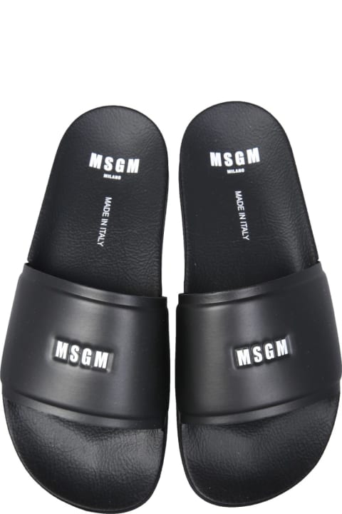 MSGM for Women MSGM Rubber Slider Sandals