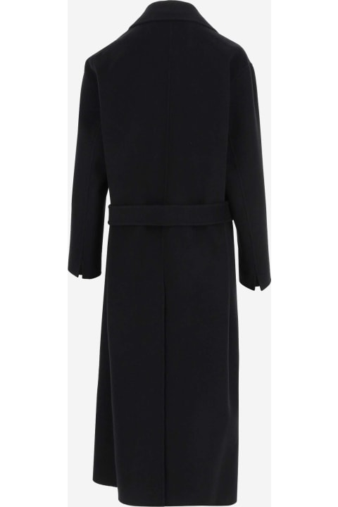 Pinko Coats & Jackets for Women Pinko Wool Long Coat