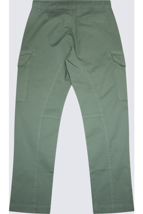 Bottoms for Boys C.P. Company Green Cotton Pants