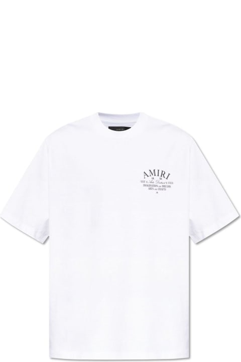 Topwear for Men AMIRI Logo Printed Crewneck T-shirt