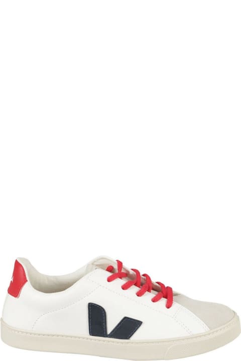Shoes for Boys Veja Logo-detailed Lace-up Sneakers