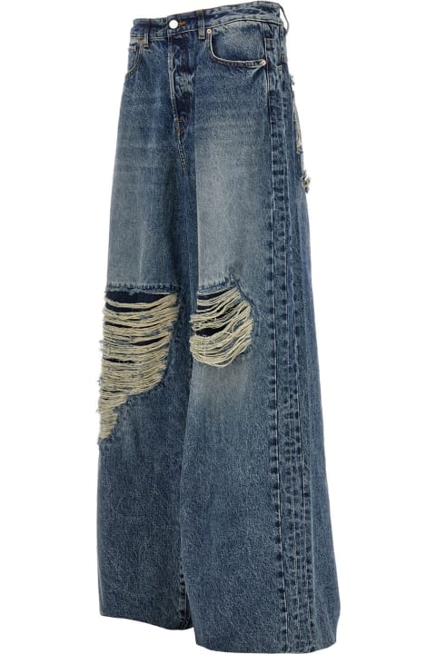 Fashion for Women VETEMENTS Destroyed Jeans