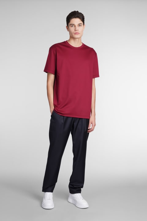 Giorgio Armani for Women Giorgio Armani T-shirt In Bordeaux Cotton
