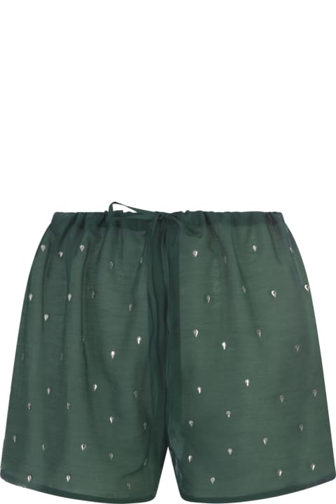 Pants & Shorts for Women Oseree Green Gem Shorts
