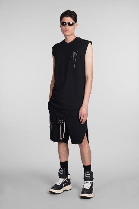 Rick Owens x Champion Topwear for Men Rick Owens x Champion Sl Body Tank Top In Black Cotton