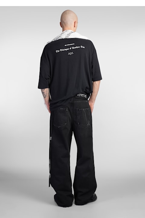 Ann Demeulemeester for Men Ann Demeulemeester Dieter T-shirt In Black Cotton