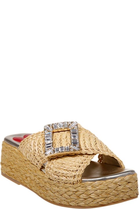 Roger Vivier لـ Men Roger Vivier Embellished Platform Mules