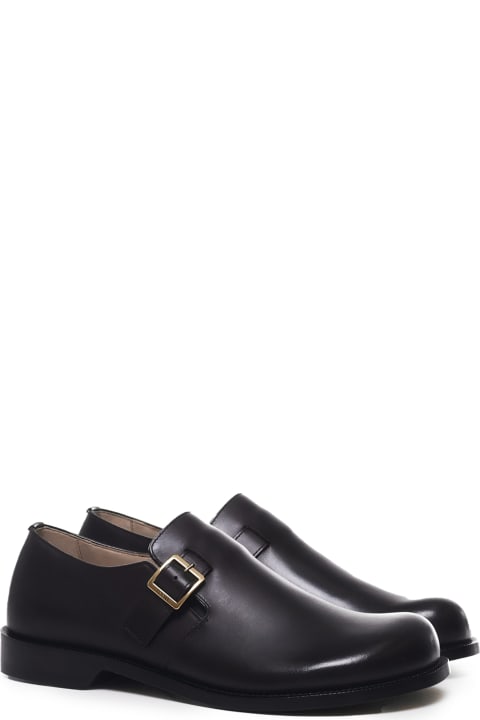 Loafers & Boat Shoes for Men Loewe Campo Buckle Derby In Calfskin