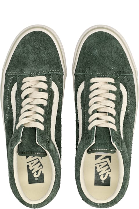 أدوات منزلية Vans Vans Lx Old Skool Green Suede Sneakers