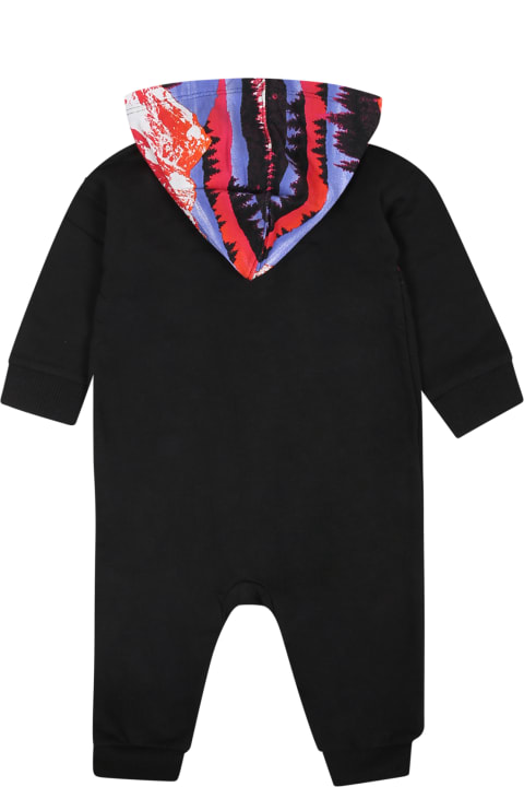 Bodysuits & Sets for Baby Girls Nike Black Babygrow For Baby Girl With Logo