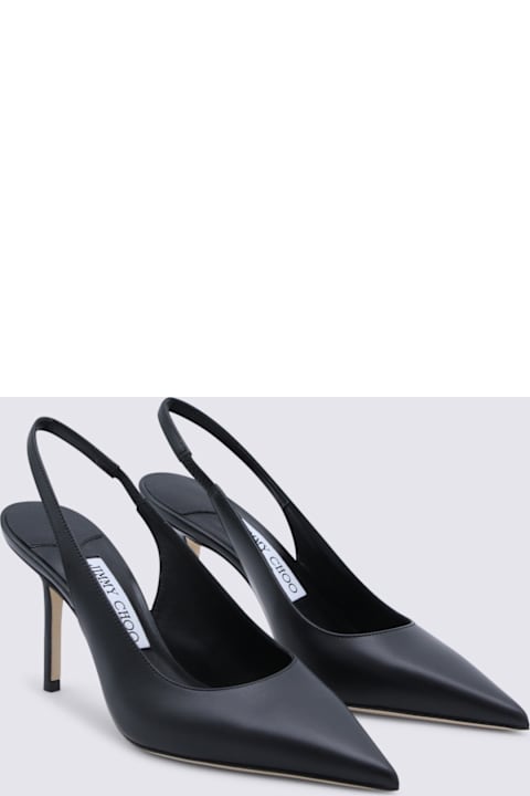 Jimmy Choo Black Leather Pumps