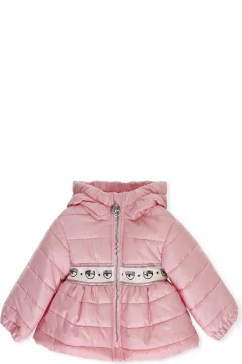 Chiara Ferragni Coats & Jackets for Baby Girls Chiara Ferragni Maxilogomania Jacket