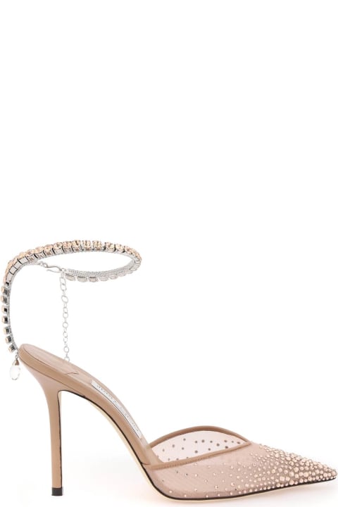 Fashion for Women Jimmy Choo Saeda 100 Pumps With Crystals