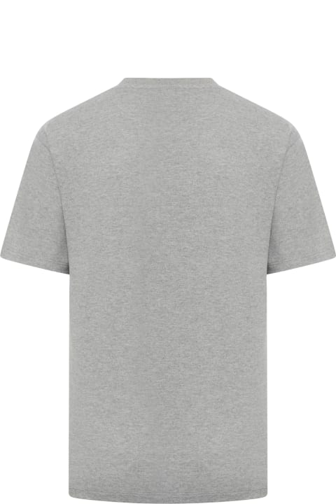 Saint Laurent Topwear for Men Saint Laurent T-shirt Col Rond Pique Coton Polyester