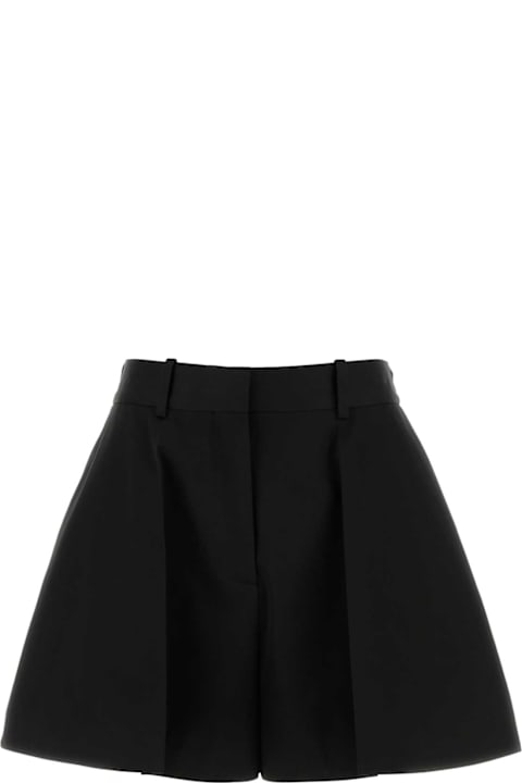 Loewe for Women Loewe Black Cotton Blend Shorts