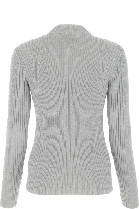 ウィメンズ新着アイテム Dion Lee Light Grey Polyester Blend Sweater