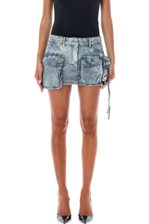 Homeware The Attico Fay Mini Cargo Skirt