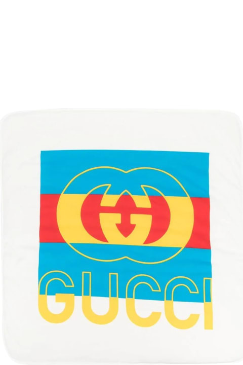Accessories & Gifts for Boys Gucci White Cotton Blanket
